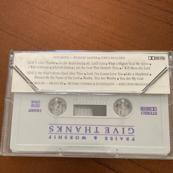 Guideposts Praise & Worship Give Thanks Cassette Religious Music Vintage - Picture 3 of 7
